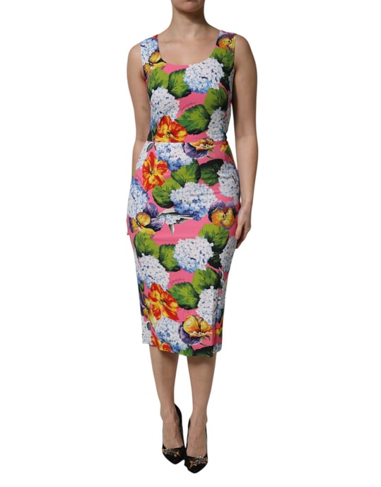 Blumendruck Midi Kleid - Image 2