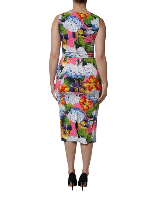 Blumendruck Midi Kleid - Image 4