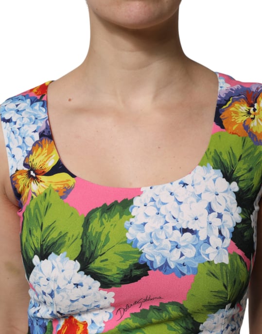 Blumendruck Midi Kleid - Image 5