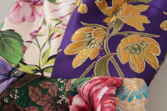 Blumen A-Linien Kleid Mehrfarbig - Image 6
