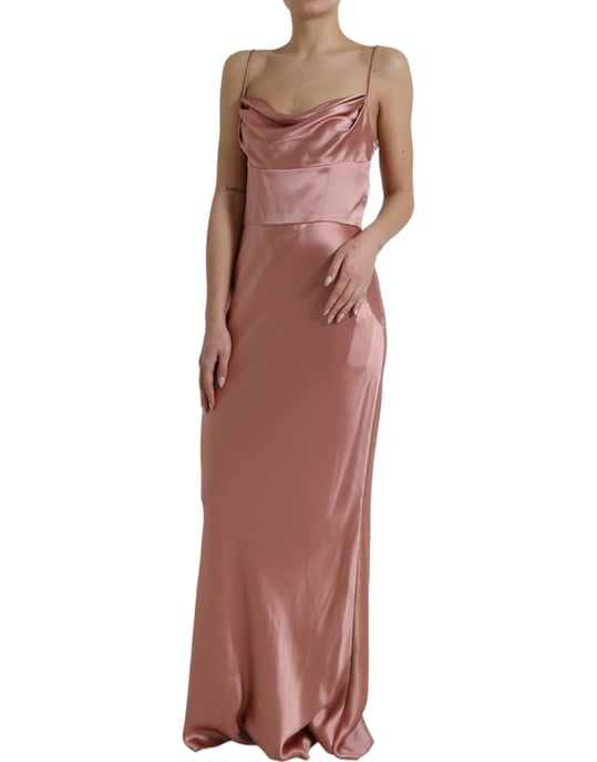 Kleid mit Cowl-Neck im Maxiformat - Image 2