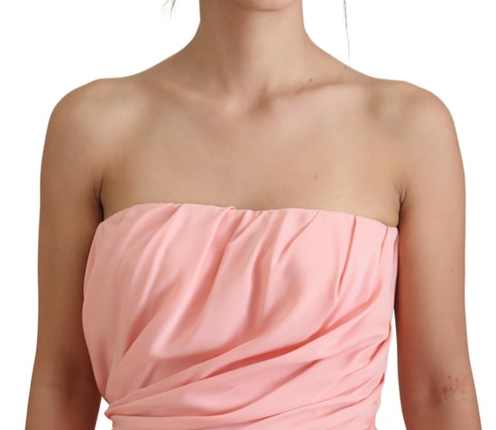 Strapless Drapiertes Cocktailkleid - Image 4