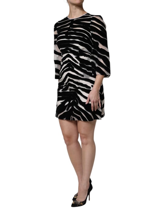 Zebra-Muster Mini-Kleid - Image 3