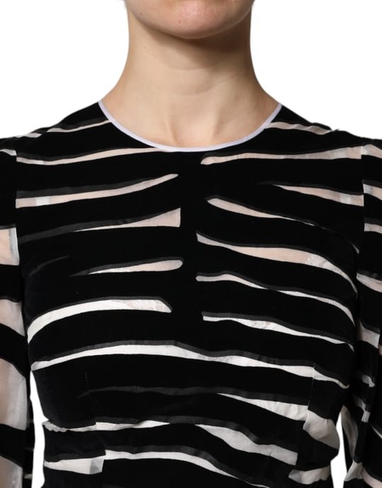 Zebra-Muster Mini-Kleid - Image 6