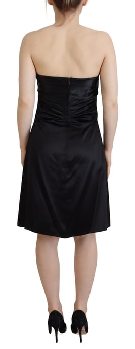 Drapiertes Seiden-Cocktailkleid - Image 3