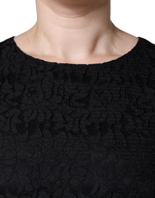 Spitzen-Sheath-Kleid Ärmellos Bootsausschnitt - Image 5