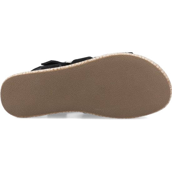Hush Puppies Rosetta Gladiator Leder Damen Sandalen Schwarz/Tan - Image 3