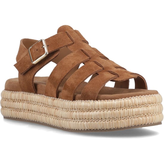 Hush Puppies Rosetta Gladiatoren Leder Damen Sandalen in Braun - Image 1