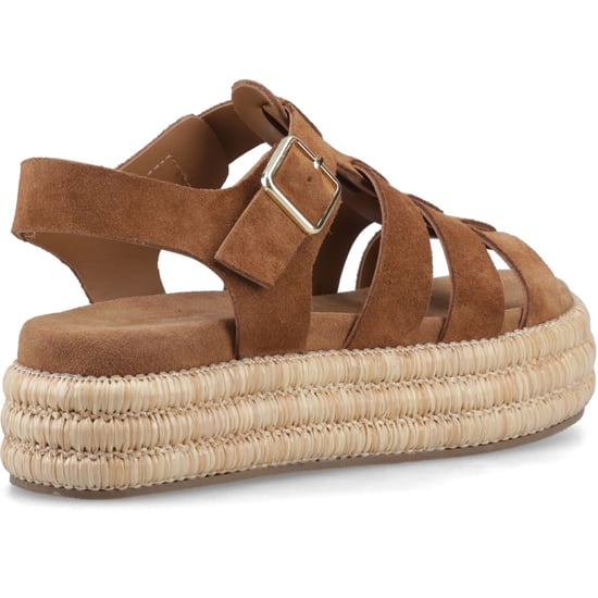 Hush Puppies Rosetta Gladiatoren Leder Damen Sandalen in Braun - Image 2