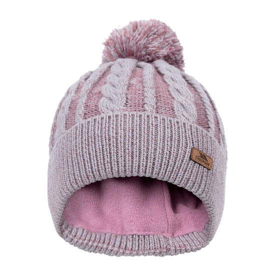Trespass - "Elle" Mütze Lederabzeichen für Damen (Rosenton) - Image 1
