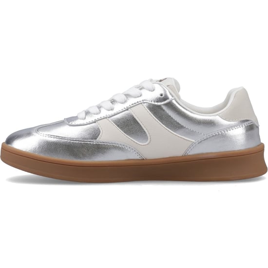 Hush Puppies Maura Wildleder Damen Silber Sneakers - Image 4