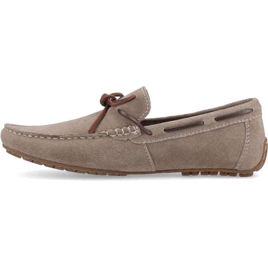 Hush Puppies Reuben Bootsschuh Veloursleder Herren Taupe Bootsschuhe - Image 4
