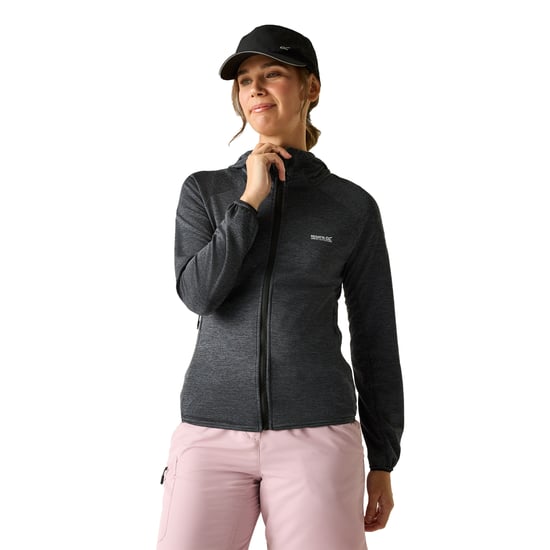 Regatta - "Ferna" Fleecejacke für Damen, mit Kapuze, Stretch (Sturmgrau) - Image 4