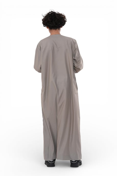 Kinder Jungen Beige Eid Marokkanische Thobe Robe Djellaba Ramadan Eid Jubba-LFS K-HM10 - Image 5