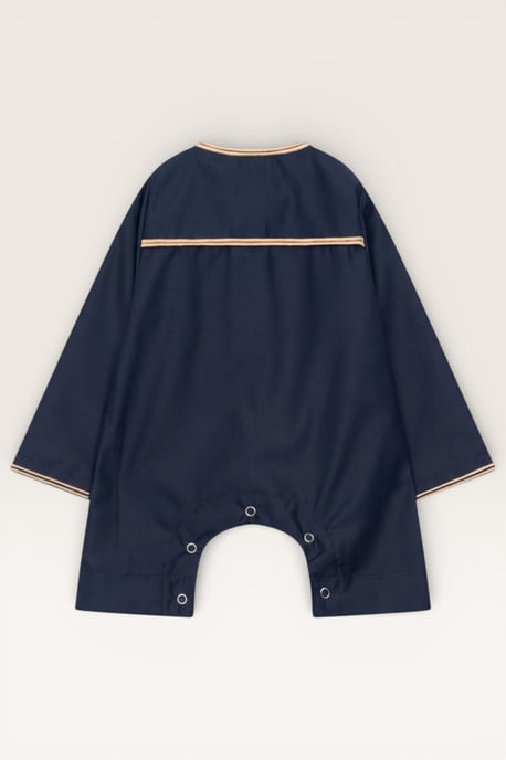 Kinder Jungen Marineblau Baby Ramadan Marokkanischer Thobe Robe Emirati Eid Jubba LFS-B-TT003 - Image 3