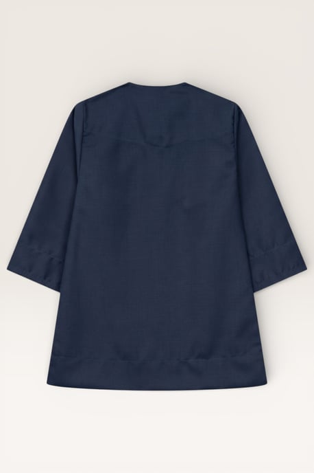 Kinder Jungen Marineblau Baby Ramadan Marokkanischer Thobe Robe Emirati Eid Jubba LFS-B-TT001 - Image 3