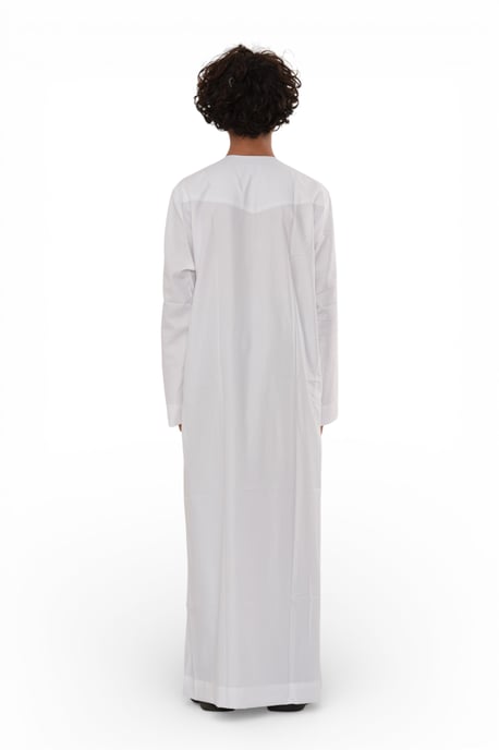Kinder Jungen weiß Eid marokkanische Thobe Robe Djellaba Ramadan Eid Jubba-LFS K-HM10 - Image 5