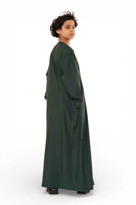 Kinder Jungen grün Eid marokkanische Thobe Robe Djellaba Ramadan Eid Jubba-LFS K-HM10 - Image 4