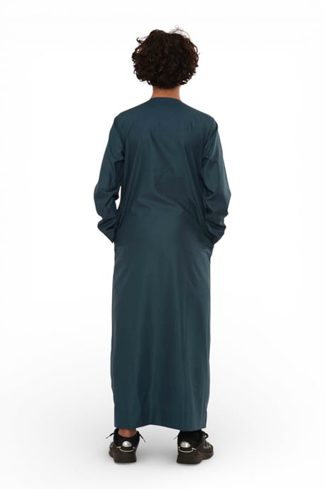 Kinder Jungen blau Ramadan Eid marokkanische Jubba Robe muslimische Djellaba Thobe LFS -K-TT008 - Image 5