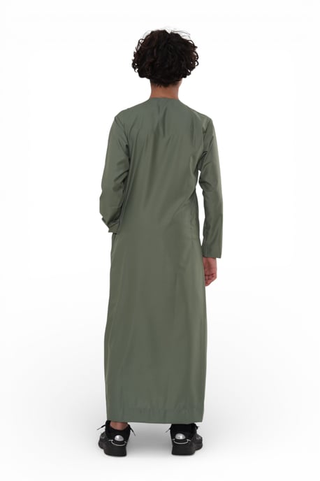 Kinder Jungen grün Ramadan Eid marokkanische Jubba Robe muslimische Djellaba Thobe LFS -K-TT008 - Image 5