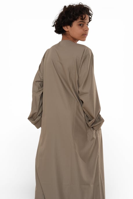 Kinder Jungen Beige Eid Marokkanische Jubba Robe Djellaba Ramadan Eid Thobe LFS- K-HM11 - Image 5