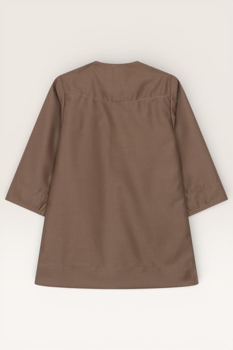 Kinder Jungen Braun Baby Ramadan Marokkanischer Thobe Robe Emirati Eid Jubba LFS-B-TT001 - Image 3