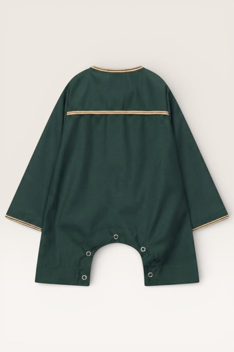Kinder Jungen grün Baby Ramadan marokkanische Thobe Robe Emirati Eid Jubba LFS-B-TT003 - Image 3
