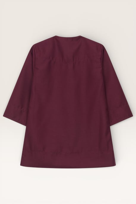 Kinder Jungen Rotes Baby Ramadan Marokkanisches Thobe Gewand Emirati Eid Jubba LFS-B-TT001 - Image 3