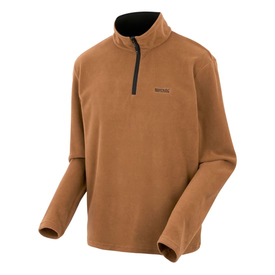 Regatta Great Outdoors Herren Thompson Fleece-Top mit Reißverschluss bis zur Brust (Nussbraun) - Image 3