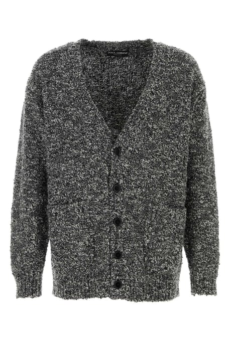 Zweifarbiger Wollmisch-Cardigan - Image 1