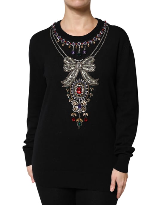Verzierte Juwelenhals-Pullover - Image 2