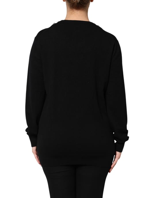Verzierte Juwelenhals-Pullover - Image 4
