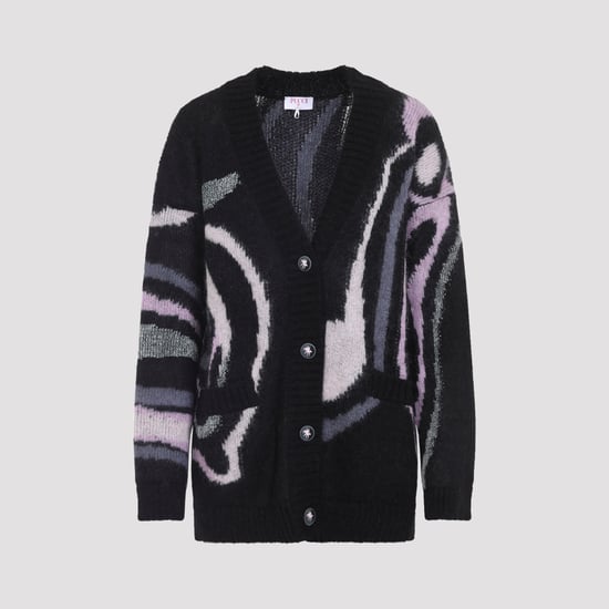 Gestickter Mohair-Mix Oversize Cardigan - Image 2