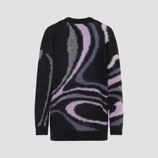 Gestickter Mohair-Mix Oversize Cardigan - Image 3