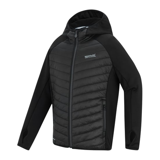 Regatta - "Andreson" Steppjacke für Kinder, Hybrid (Schwarz/Mittelgrau) - Image 3