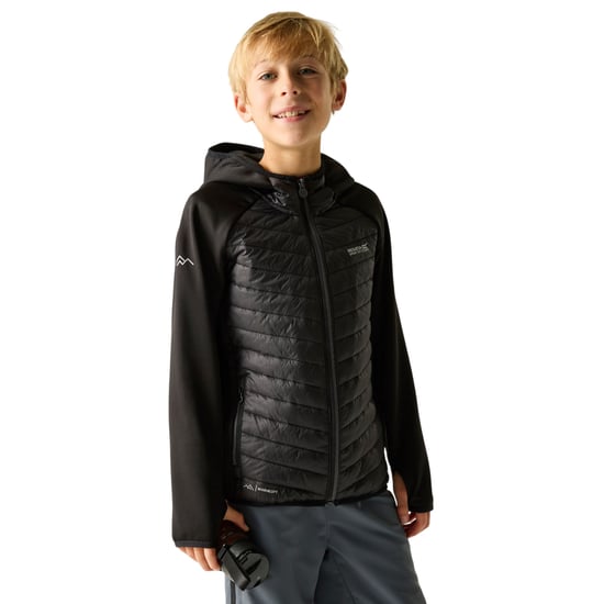 Regatta - "Andreson" Steppjacke für Kinder, Hybrid (Schwarz/Mittelgrau) - Image 4