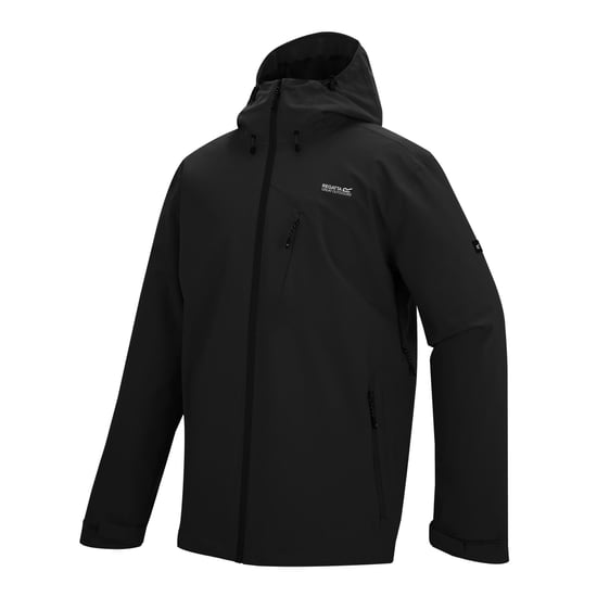 Regatta Herren Oklarna Wasserdichte Jacke (Schwarz) - Image 3