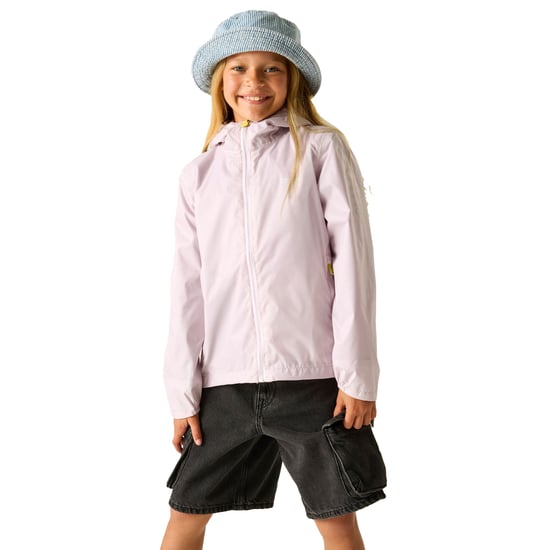 Regatta - "Lever" Shelljacke für Kinder, Wasserfest (Rosa Nebel) - Image 4