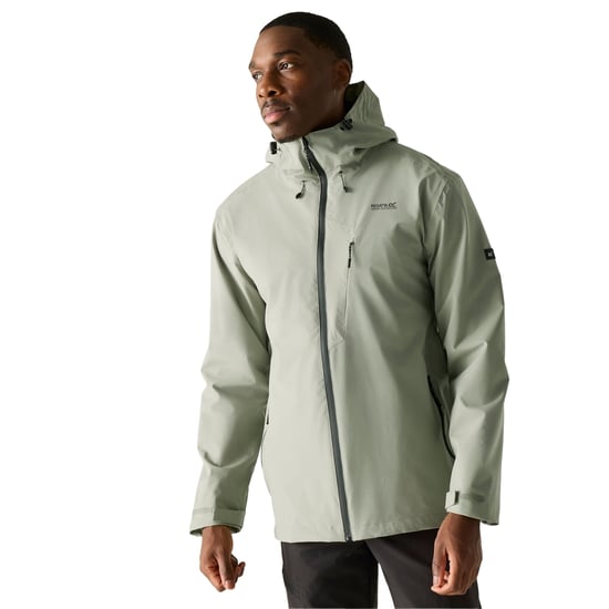 Regatta Herren Oklarna Wasserdichte Jacke (Helles Salbeigrün) - Image 4