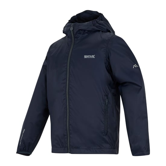 Regatta - "Lever" Shelljacke für Kinder, Wasserfest (Dunkles Marineblau) - Image 3