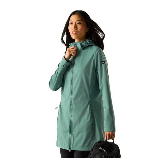 Regatta - "Carisbrooke" Jacke, wasserfest für Damen, Softshell (Moos) - Image 4