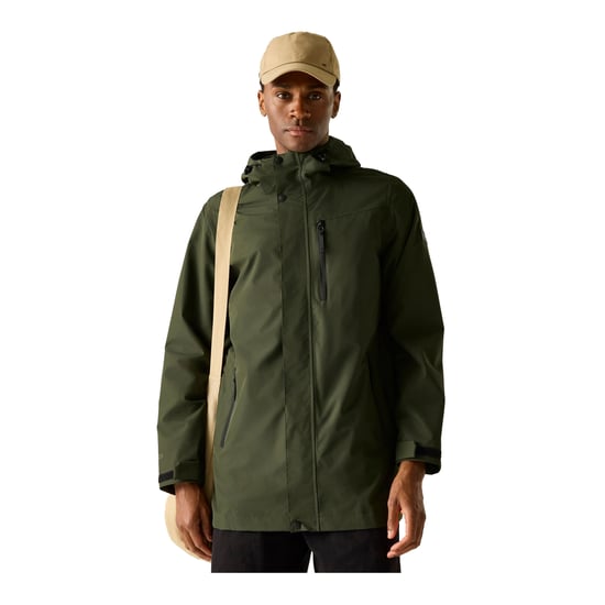 Regatta - "Daledon" Shelljacke für Herren, Wasserfest (Dunkel-Khaki) - Image 4