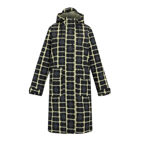 Regatta - "Orla Kiely" Jacke, wasserfest für Damen, Lang (Schwarz/Weiß) - Image 1