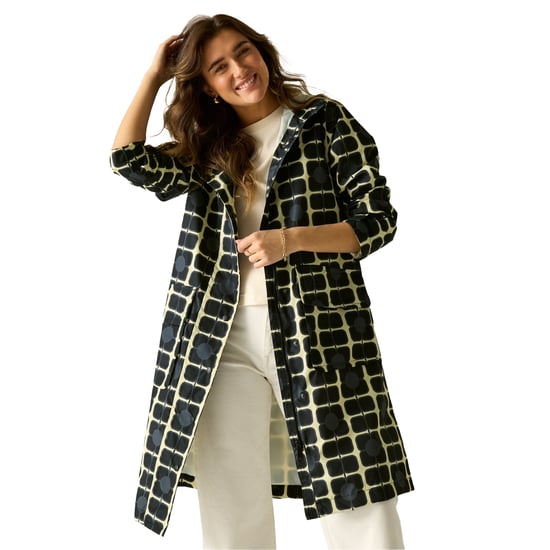 Regatta - "Orla Kiely" Jacke, wasserfest für Damen, Lang (Schwarz/Weiß) - Image 4