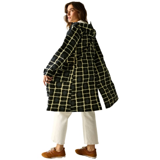 Regatta - "Orla Kiely" Jacke, wasserfest für Damen, Lang (Schwarz/Weiß) - Image 5