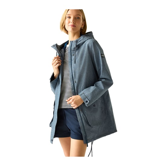 Regatta - "Norana" Jacke, wasserfest für Damen (Chambray-Stoff/Dunkles Jeansblau) - Image 4
