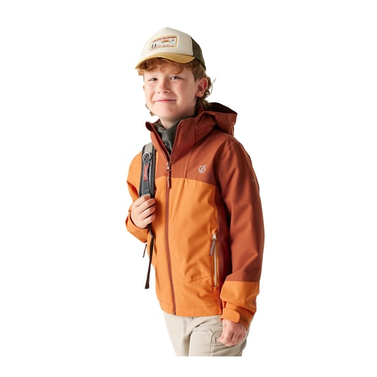 Dare 2B - "Explore III" Jacke, wasserfest für Kinder (Dunkel Orange) - Image 4