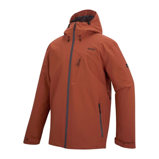 Regatta Herren Oklarna Wasserdichte Jacke (Zieglerot) - Image 3
