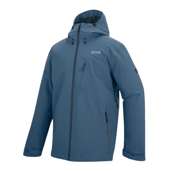 Regatta Herren Oklarna Waterproof Jacke (China Blau) - Image 3