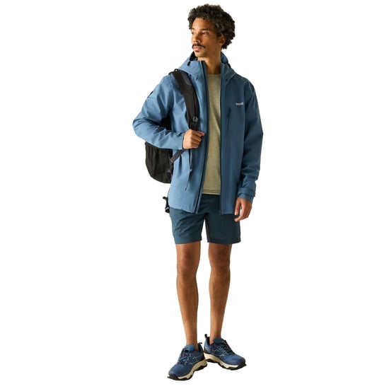 Regatta Herren Oklarna Waterproof Jacke (China Blau) - Image 4